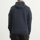 Stone Island Men's Garment Dyed Hoodie in Navy Blue