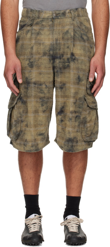 Photo: R13 Khaki Bermuda Cargo Shorts