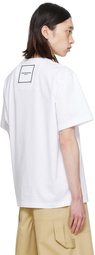 Wooyoungmi White Square Label T-Shirt