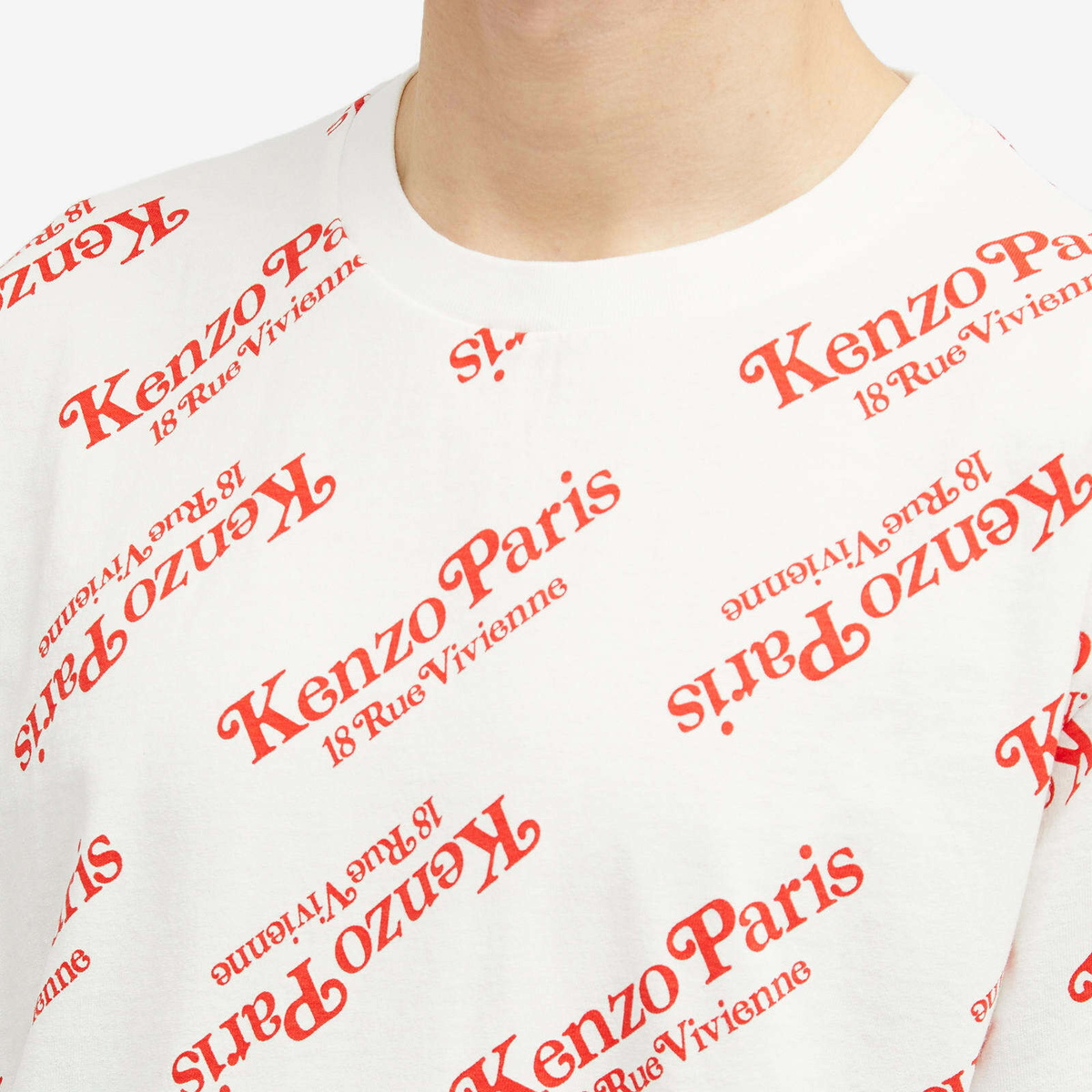 Kenzo Men's x Verdy Oversize T-Shirt in Off White Kenzo