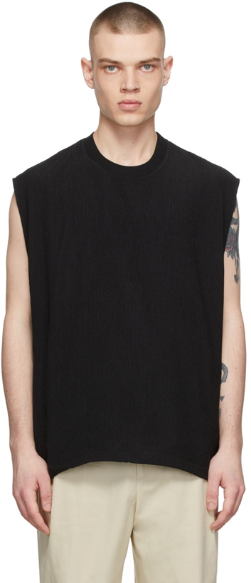 Photo: Solid Homme Black Polyester T-Shirt