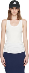 AARON ESH White Vest Tank Top