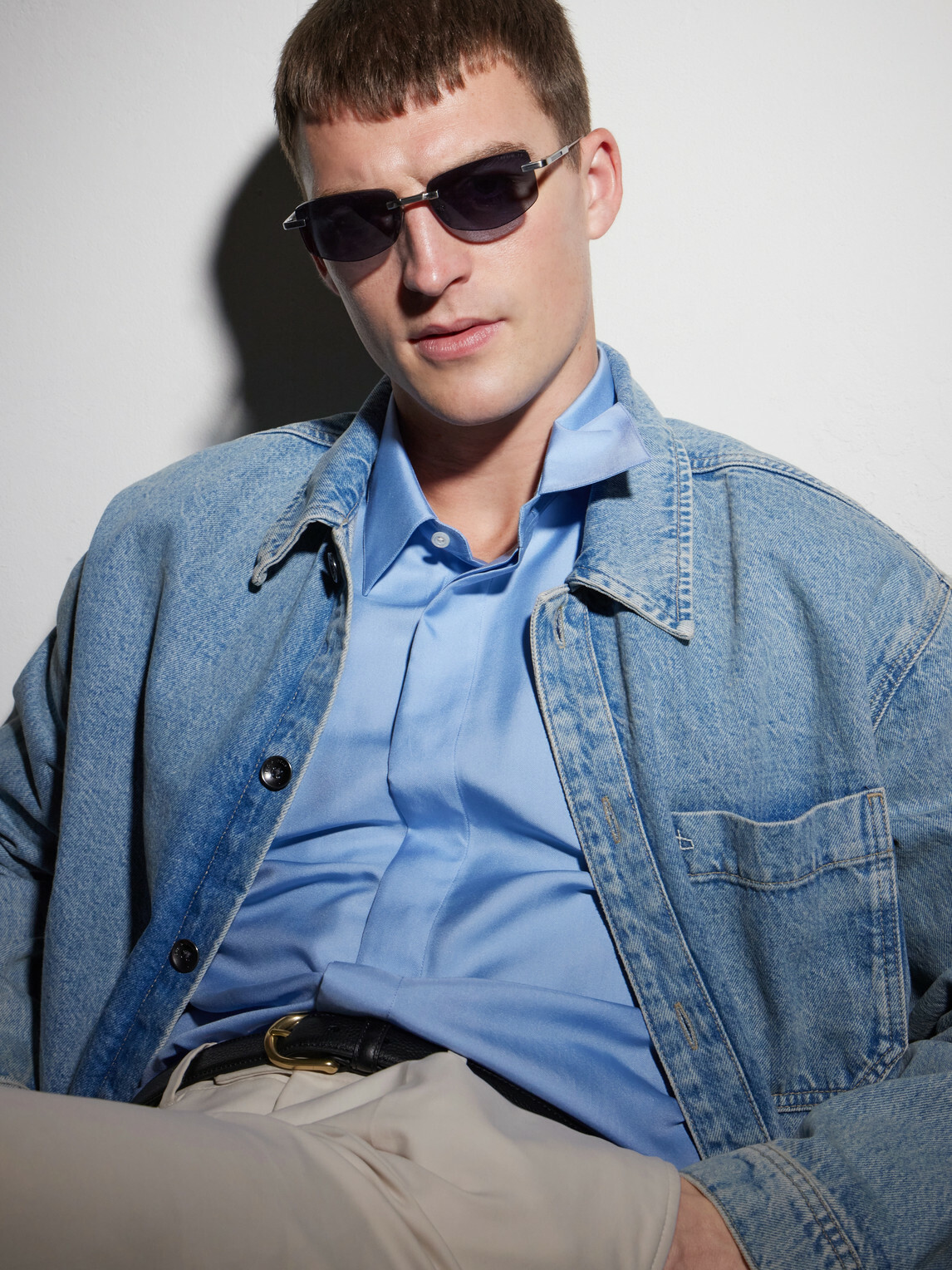 DITA - Trysim.75 Square-Frame Silver-Tone Titanium Sunglasses