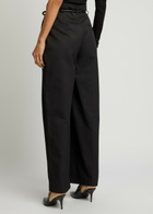 3.1 Phillip Lim Origami Wide-leg Twill Trousers Black