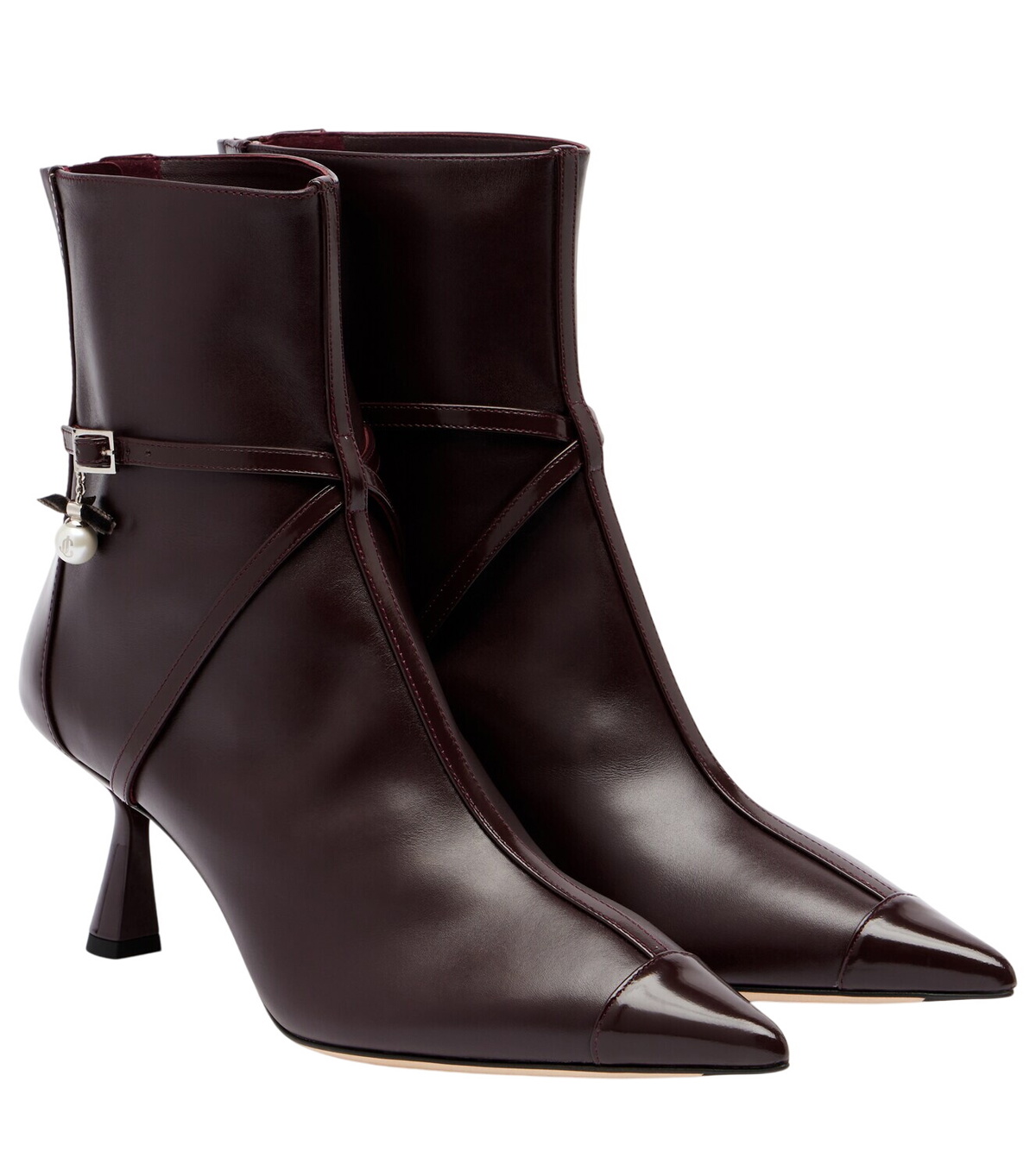 JIMMY CHOO 80mm Cycas Leather Boots Jimmy Choo