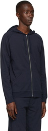 Paul Smith Navy Zip Lounge Hoodie