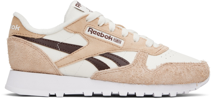 Photo: Reebok Classics Beige Classic Leather Sneakers