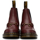 Needles Burgundy Dr. Martens Edition 2976 Snaffle Chelsea Boots