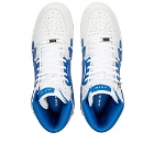 AMIRI Men's Skel Top Hi-Top Sneakers in White/Blue