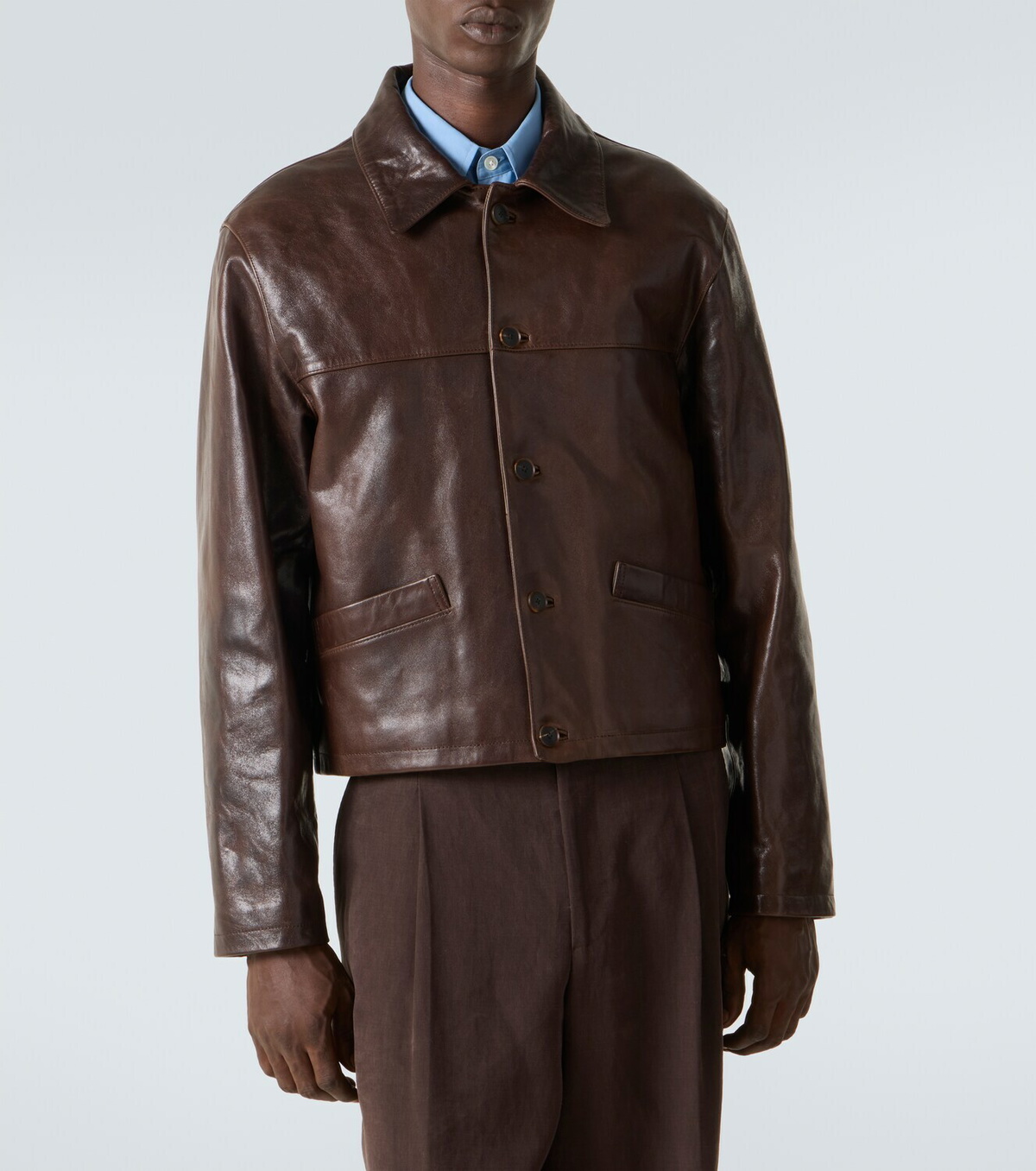 Auralee Leather jacket