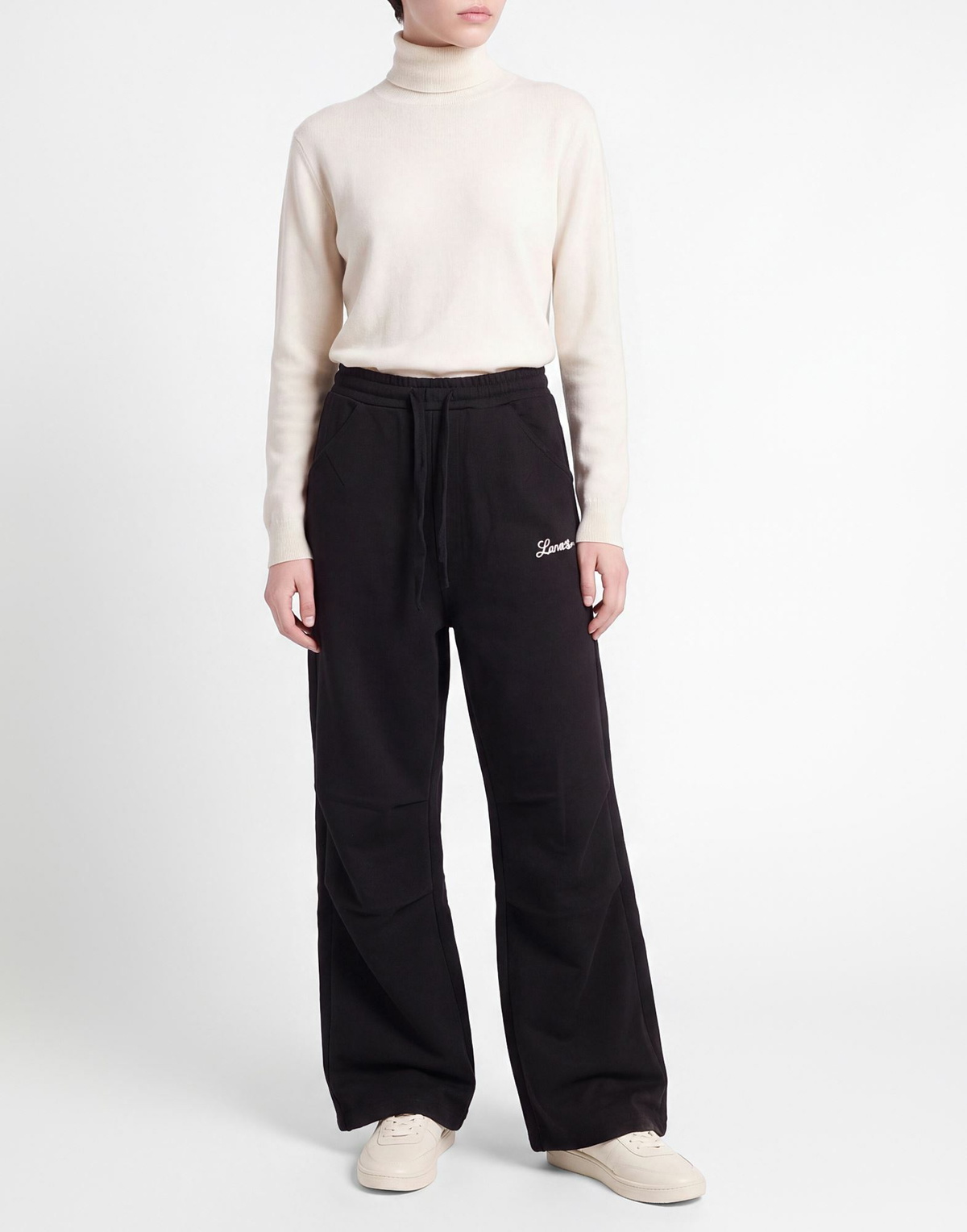Laneus Womens Pants in Black