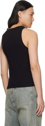 Off-White Black 'Off' Stamp Rib Tank Top