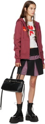 Marc Jacobs Heaven Pink Double Devil Hoodie