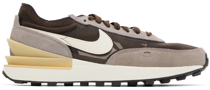 Photo: Nike Brown Waffle One Sneakers