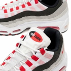 Nike Air Max 95 Big Bubble Sneaker in White/Red/Black