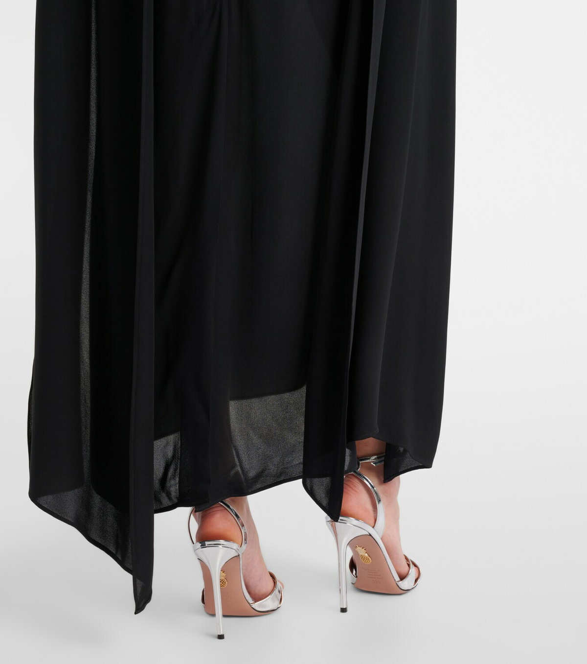 Plan C Georgette midi dress