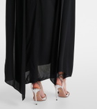 Plan C Georgette midi dress