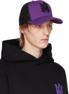 AMIRI Purple & Black Embroidered Cap