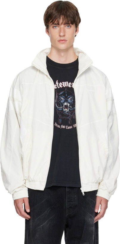 Photo: VETEMENTS White Tape Tracksuit Jacket