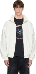 VETEMENTS White Tape Tracksuit Jacket