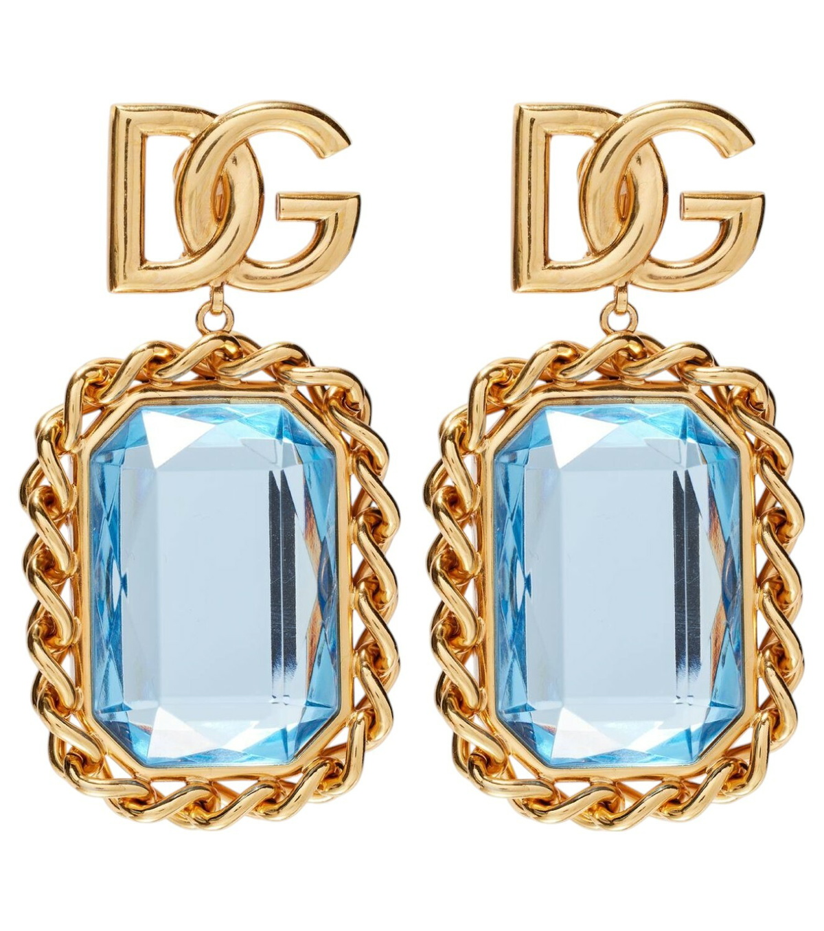 Dolce&Gabbana DG embellished drop earrings Dolce & Gabbana