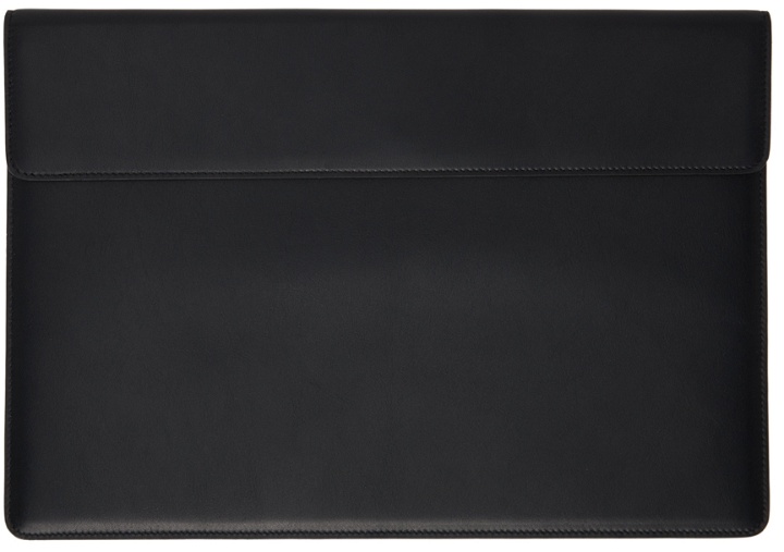 Photo: Common Projects Black Leather Document Pouch