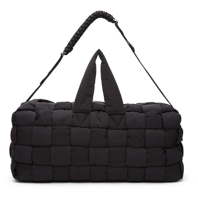 Photo: Bottega Veneta Black The Padded Hold-All Duffle Bag