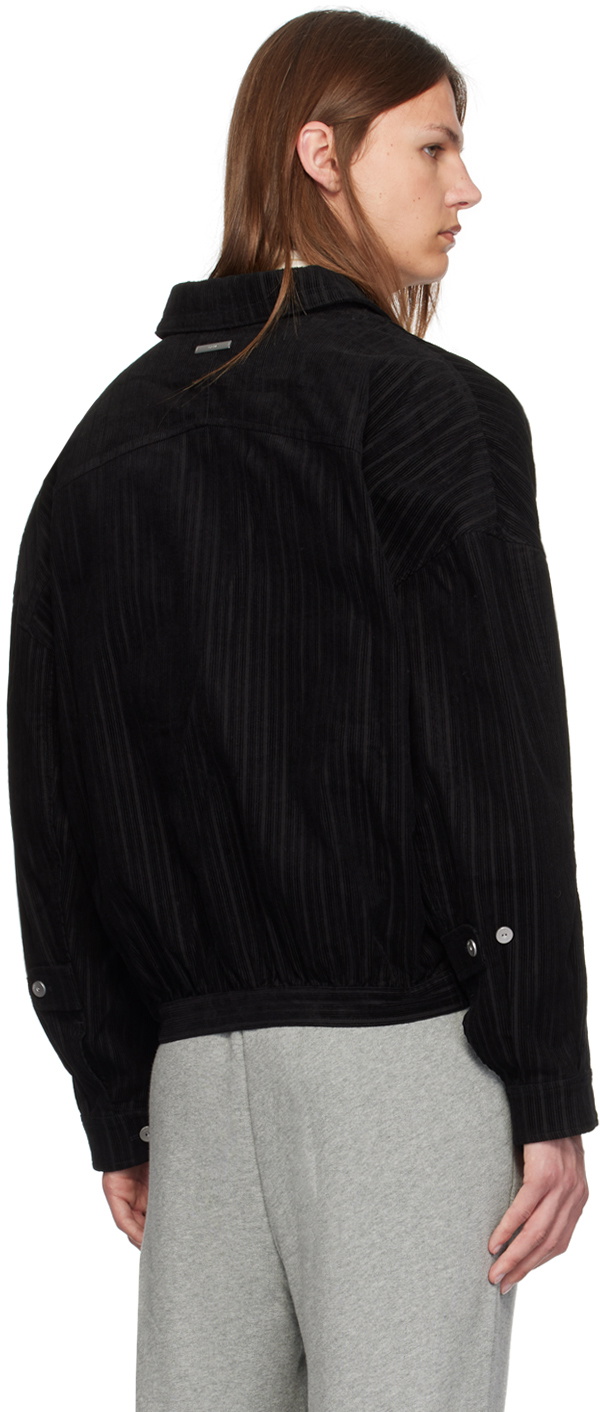 C2H4 Black Disaaray Badged Jacket