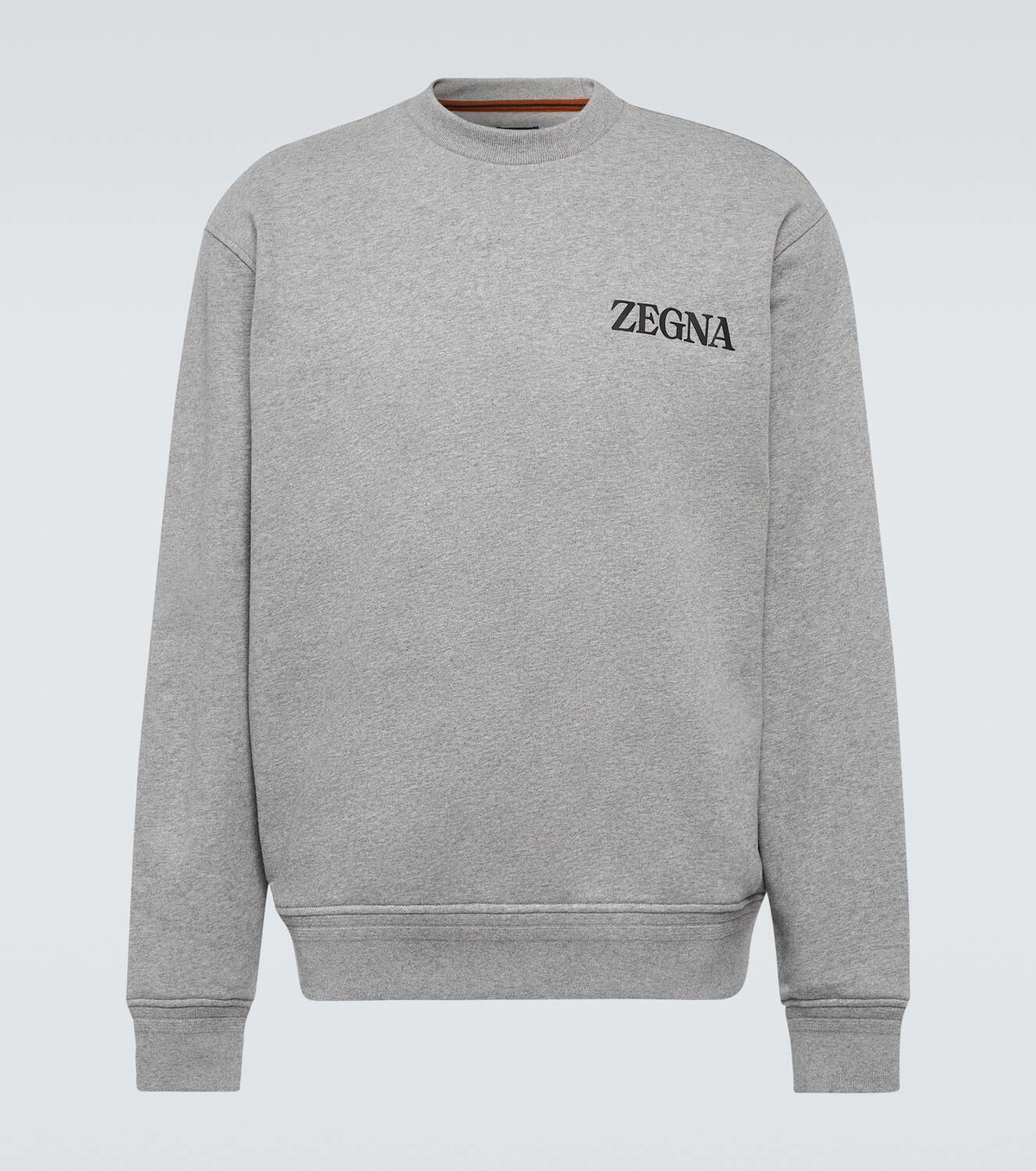 Z Zegna 25SS スウェット・トレーナー グレー系 Zegna Logo cotton jersey sweatshirt Zegna