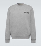 Zegna Logo cotton jersey sweatshirt
