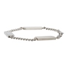 A-COLD-WALL* Silver Chain Logo Bracelet