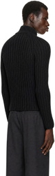 OUR LEGACY Gray Ultra Zip Funnel Cardigan