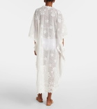 Melissa Odabash Josephine ruffled cotton-blend kaftan
