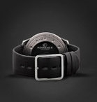 Ressence - Type 5 Mechanical 46mm Titanium and Leather Watch, Ref. No. TYPE 5B - Black