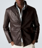 Umit Benan Ryan reversible leather jacket
