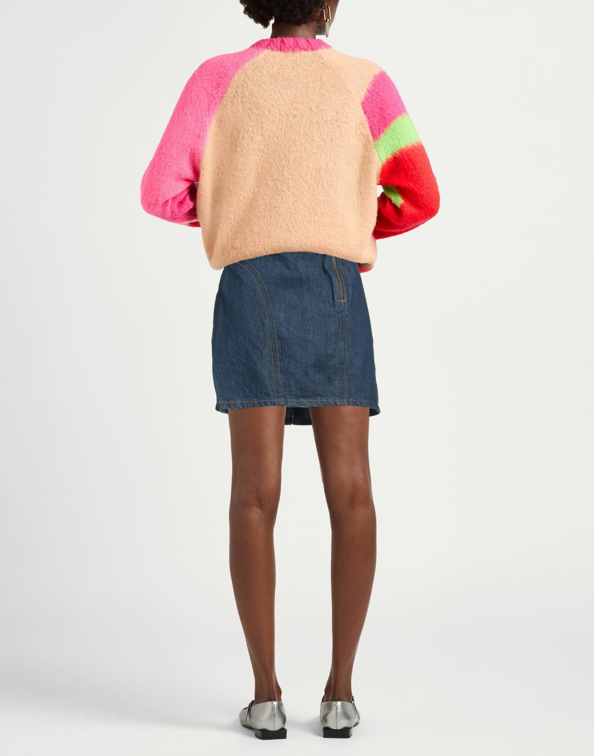 Re/done Womens Denim skirt in Blue