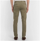 Boglioli - Green Slim-Fit Stretch-Cotton Twill Suit Trousers - Men - Green