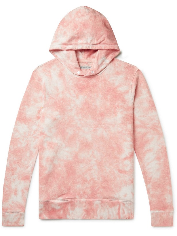 Photo: Outerknown - Tie-Dyed Hemp and Organic Cotton-Blend Jersey Hoodie - Pink