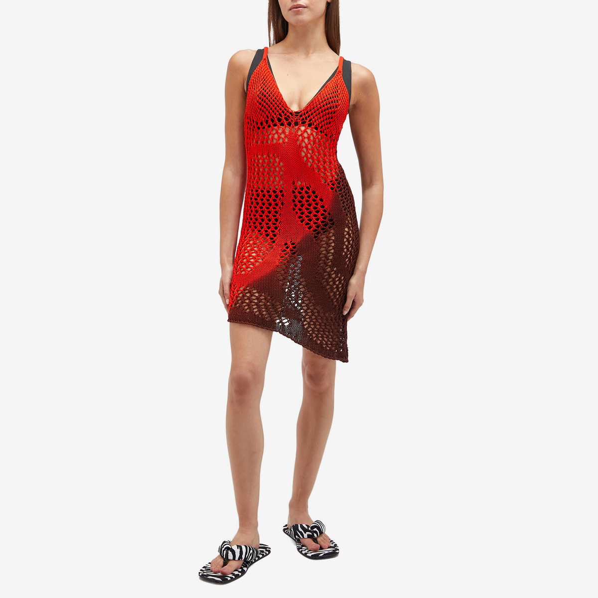 【関税込み】THE ATTICO Oversized knit dress Attico Oversized Knit Dress - Black - 23% Off | Editorialist