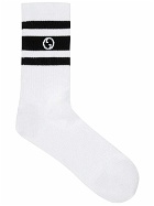 GUCCI - Cotton Socks With Gg Cross