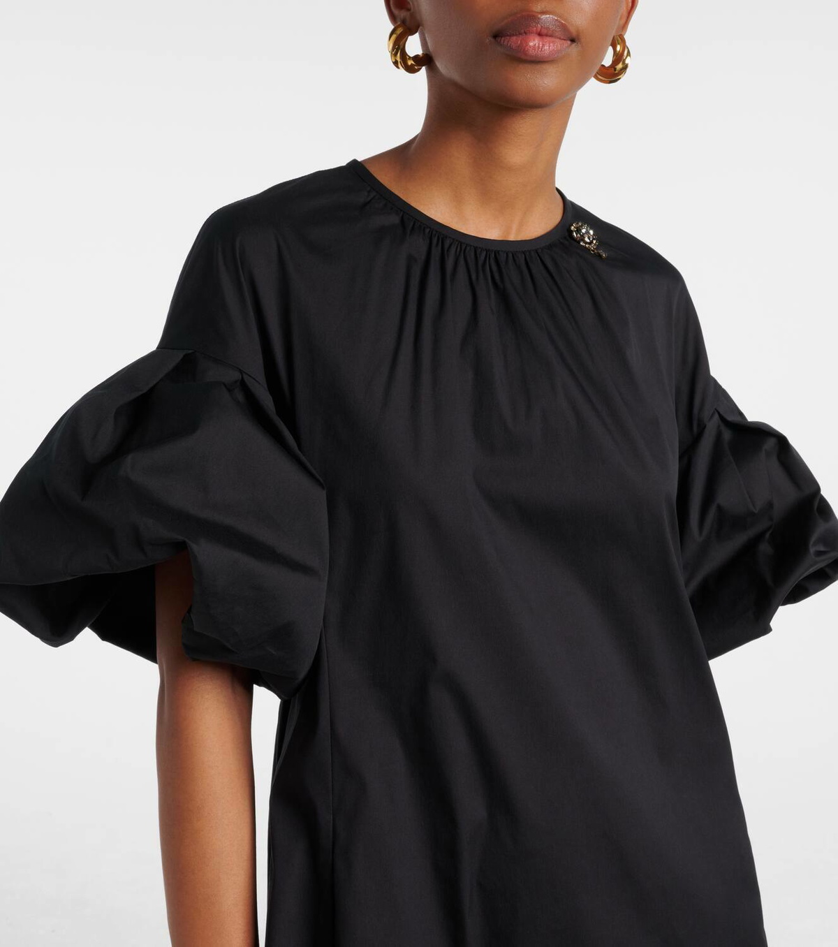 'S Max Mara Rose cotton-blend maxi dress