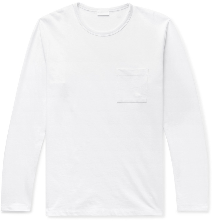 Photo: Handvaerk - Pima Cotton-Jersey T-Shirt - White