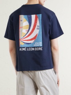 Aimé Leon Dore - Printed Cotton T-Shirt - Blue
