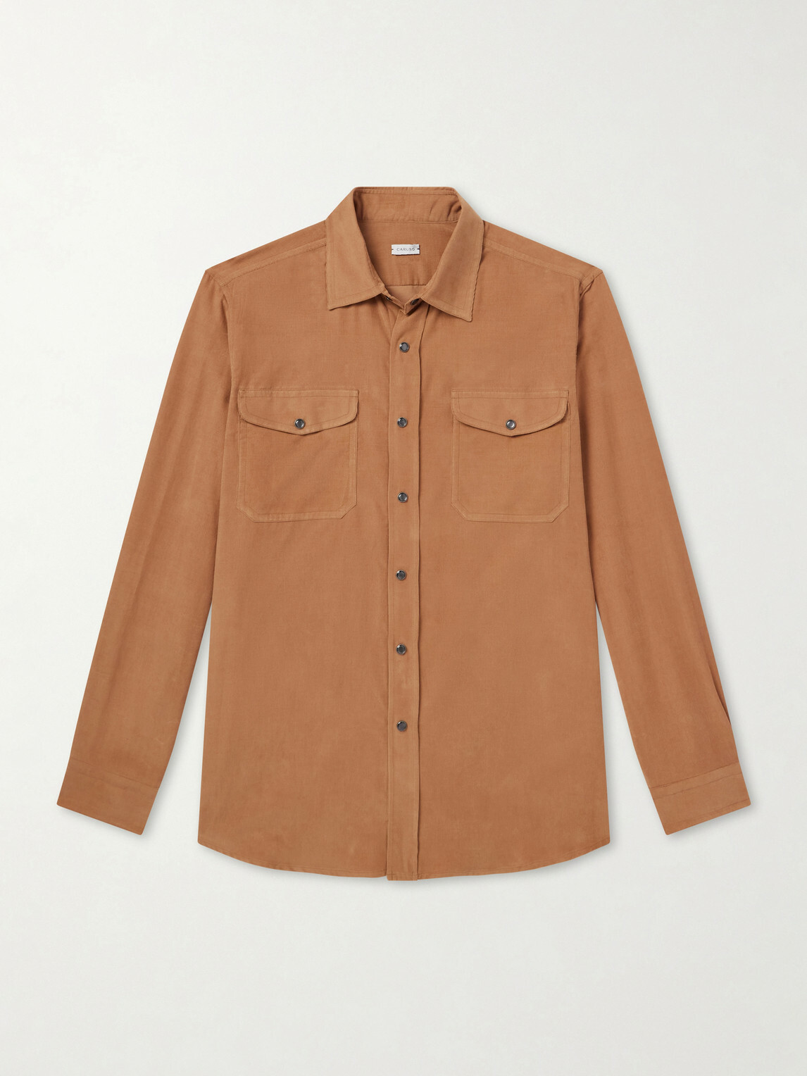 Caruso - Cotton-Corduroy Shirt - Brown