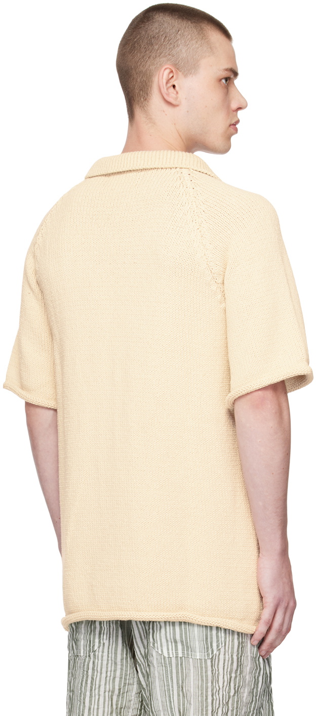 XENIA TELUNTS Off-White Summer Polo