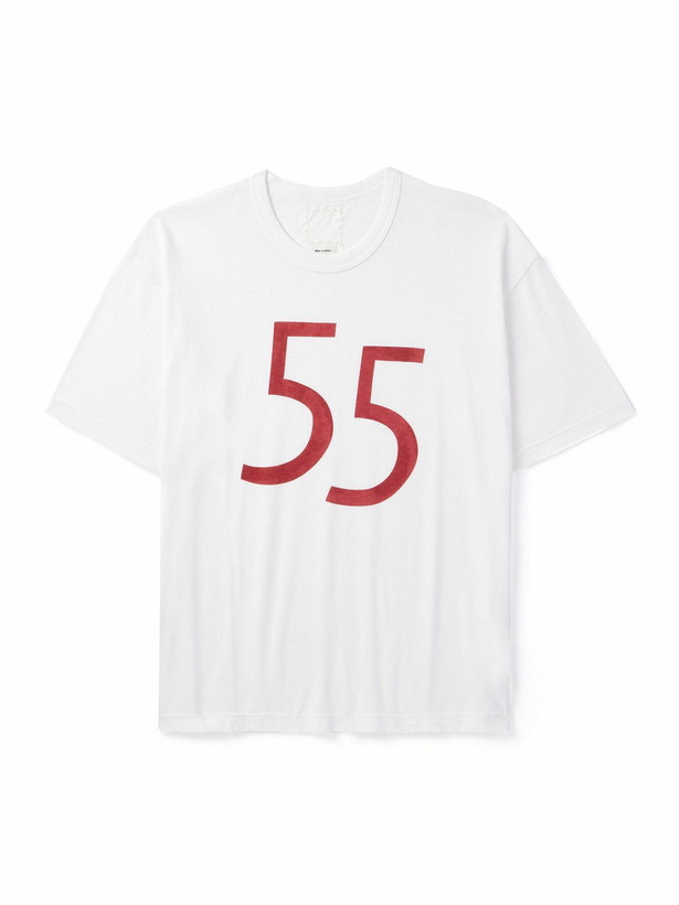 Photo: Visvim - Logo-Print Cotton-Jersey T-Shirt - White