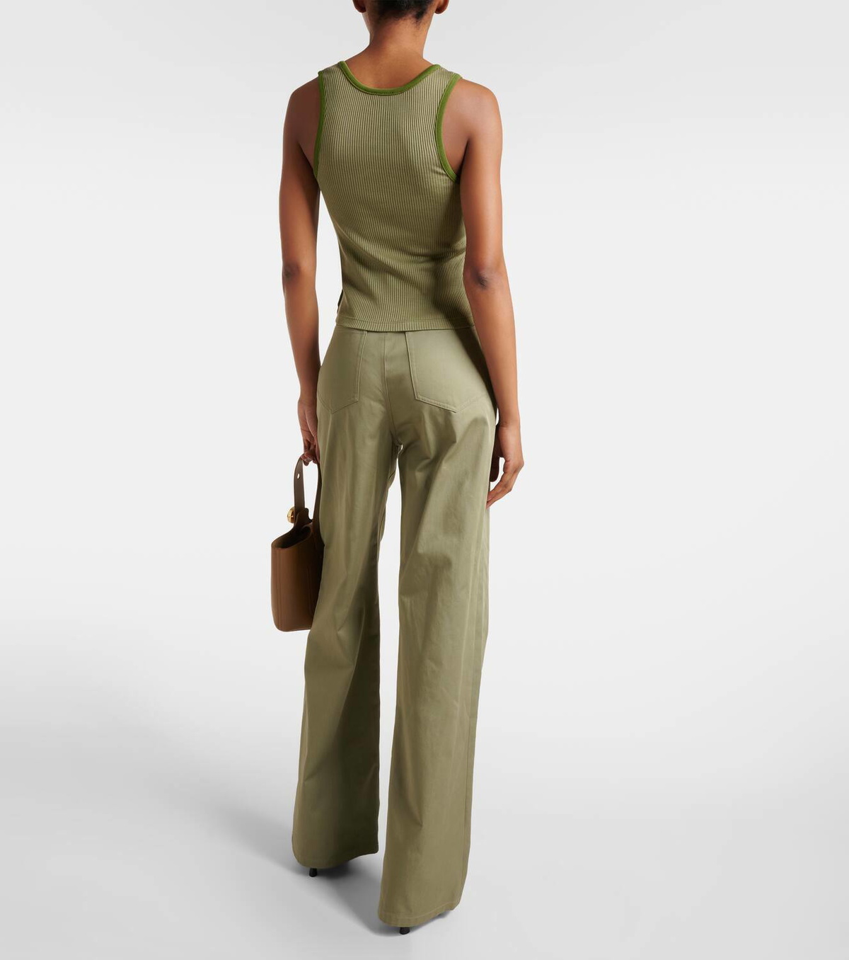 Loewe Anagram silk jersey tank top Loewe