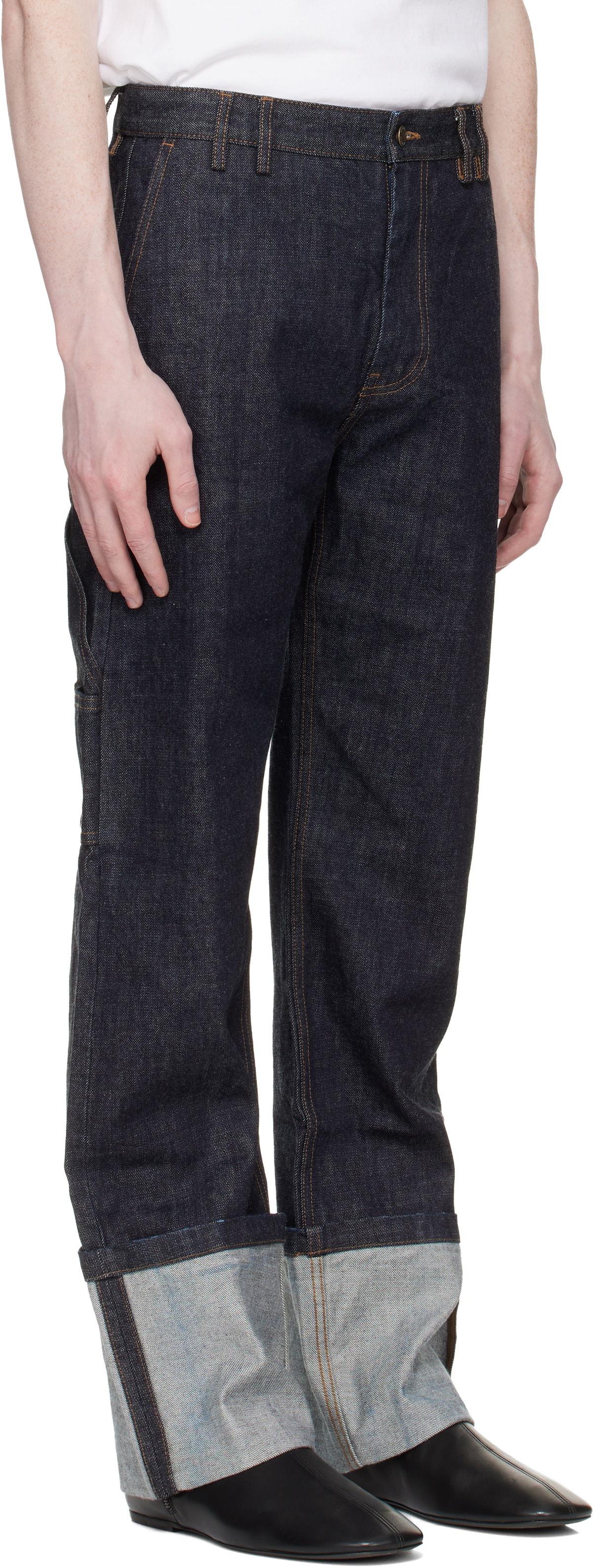 Entire Studios Indigo Cuff Jeans