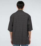 Balenciaga Checked short-sleeved pajama shirt