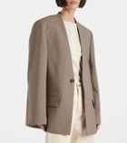 Róhe Deconstructed belted blazer